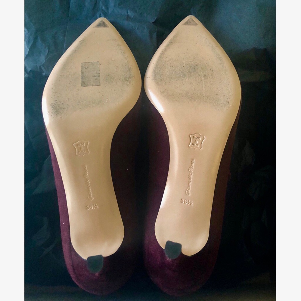 Gianvito Rossi/Lace Up Pumps/Burgundy - Picture 4 of 8